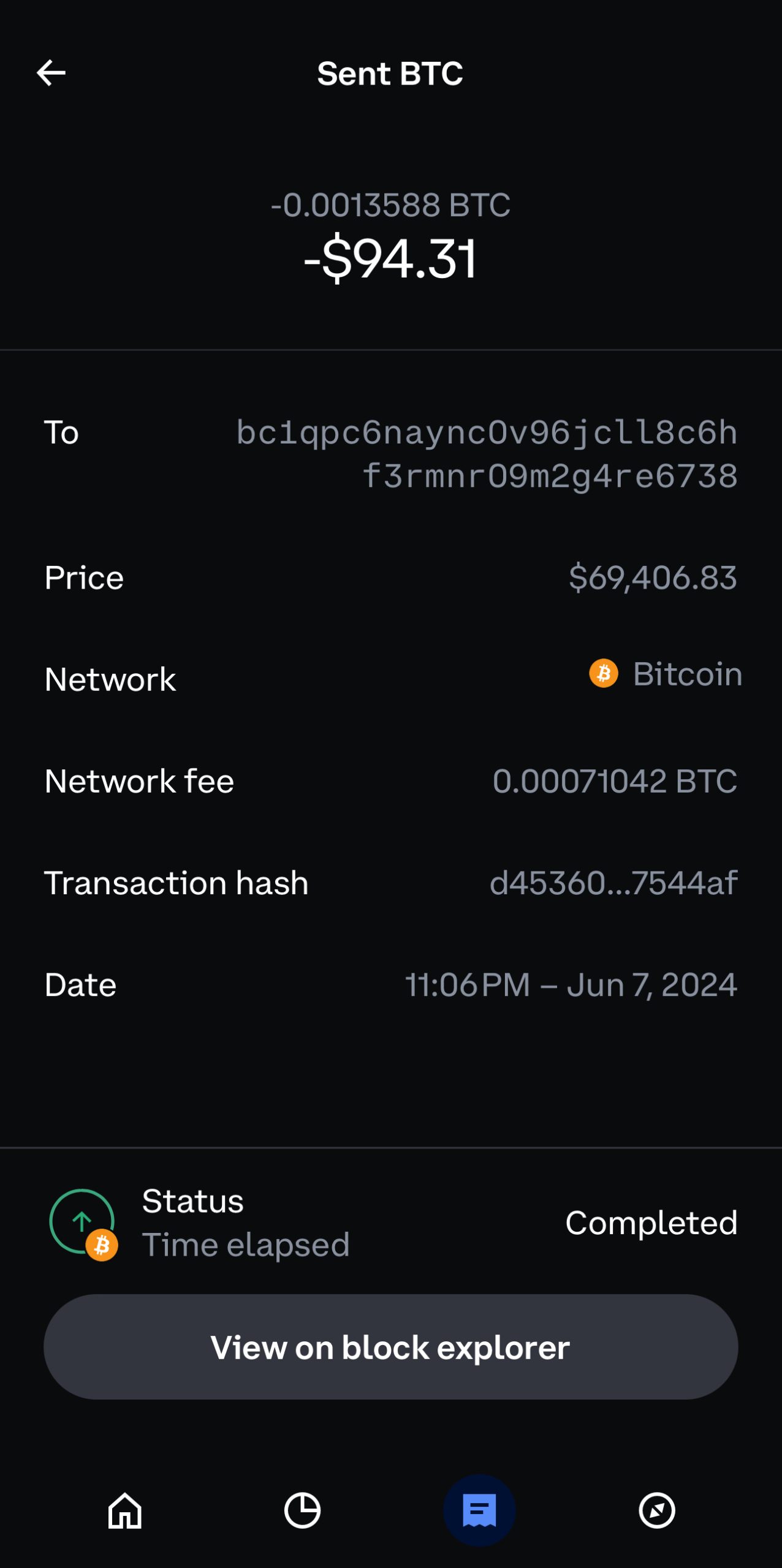 Bitcoin screenshot 2